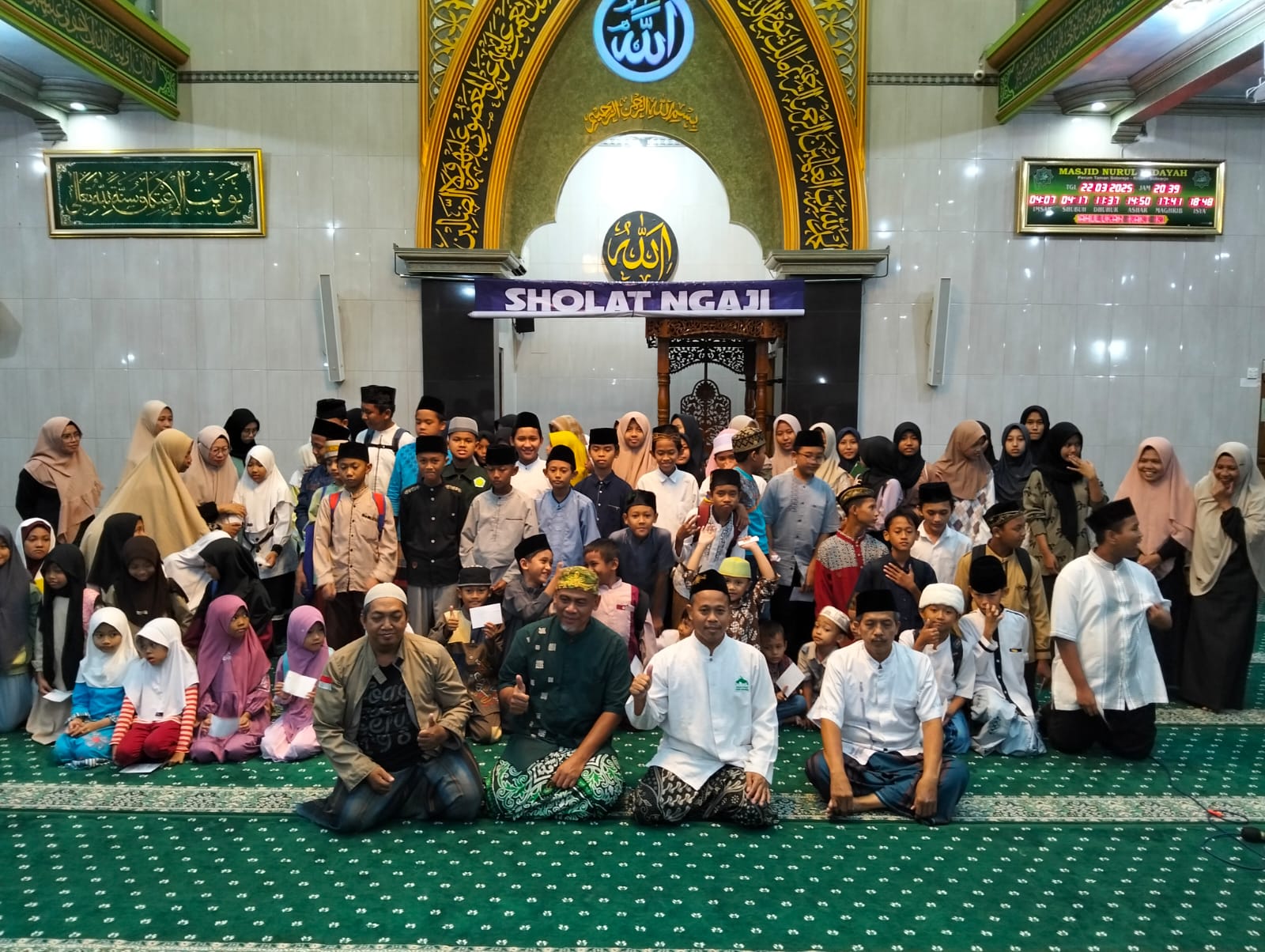 Acara Penutupan Qhotmil Quran Ramadhan 2025 di Masjid Nurul Hidayah: Momen Penuh Antusiasme dan Harapan